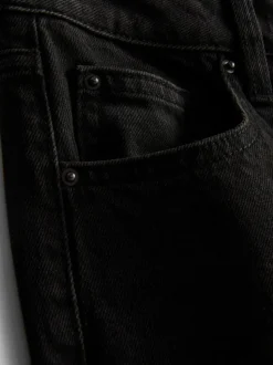 Schmale Denim Jeans mit geradem Bein