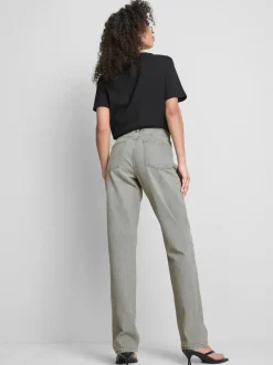Schmale Denim Jeans mit geradem Bein