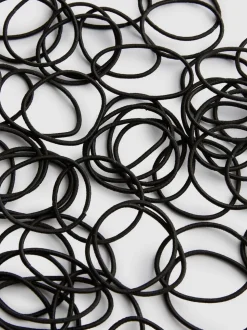 Schmale Haargummis, 60er-Pack