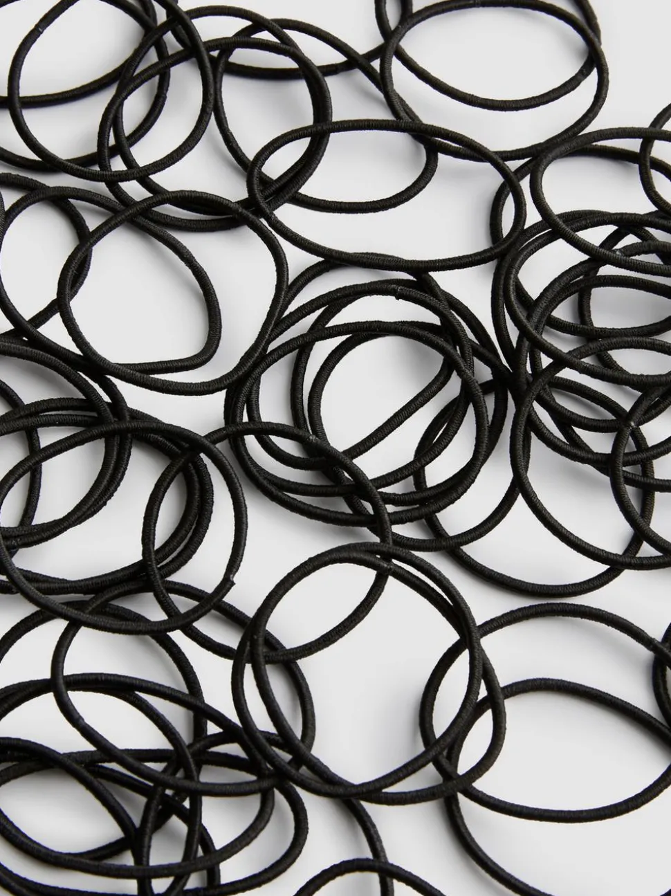 Schmale Haargummis, 60er-Pack
