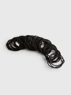 Schmale Haargummis, 60er-Pack
