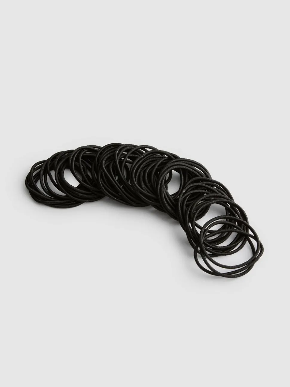 Schmale Haargummis, 60er-Pack