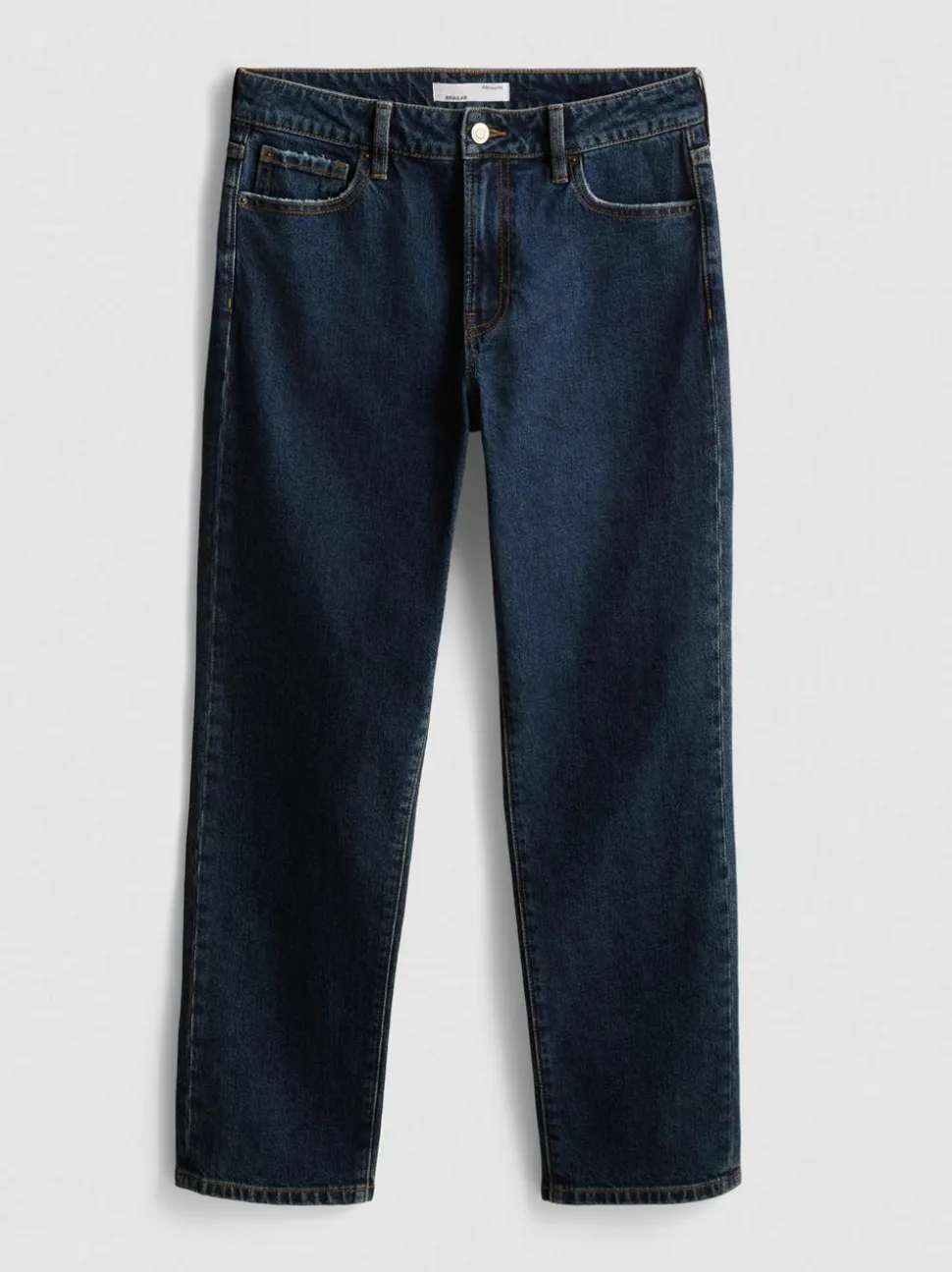 Schmal geschnittene Jeans mit geradem Bein