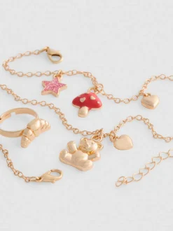 Schmuckset mit Anhängern, 3er-Pack
