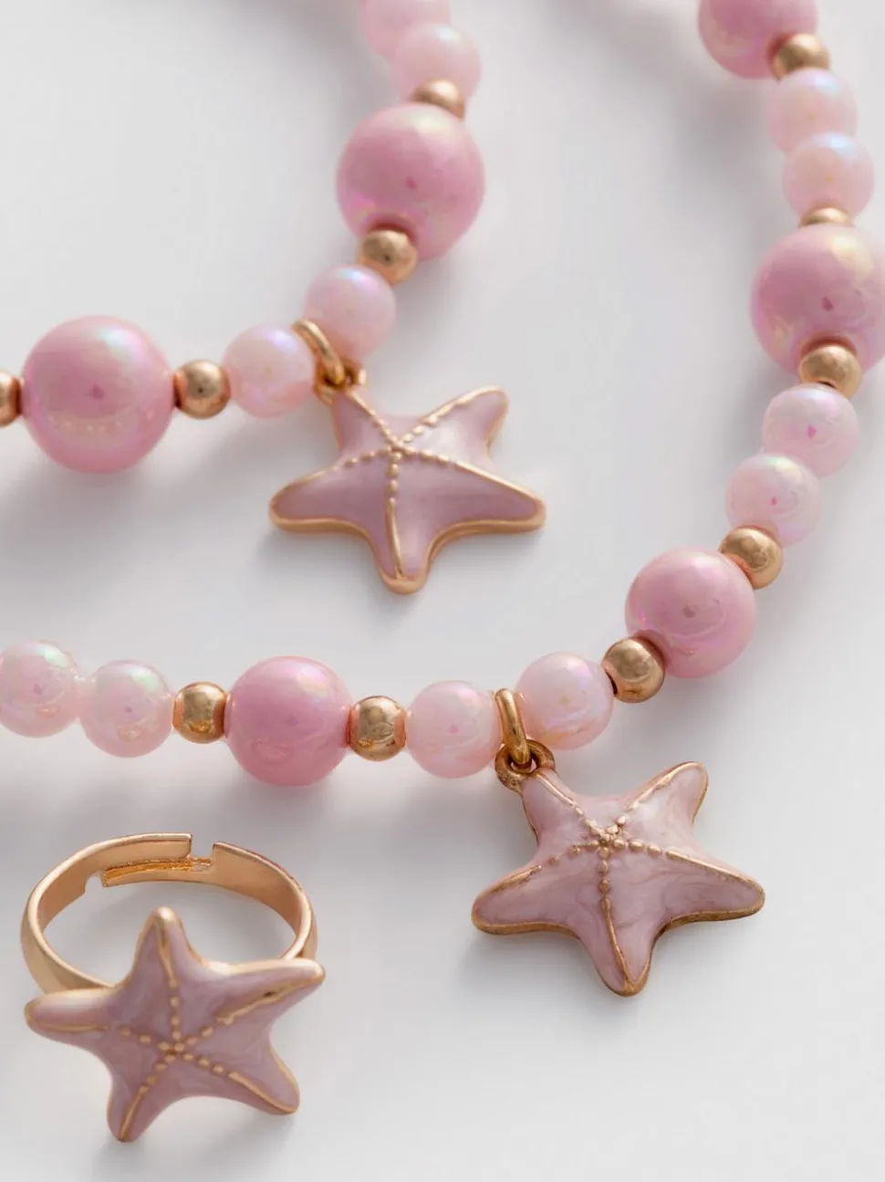 Schmuckset mit Seesternanhängern, 3-teilig