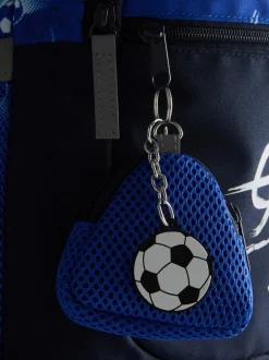 Schulrucksack mit Fußball-Grafik