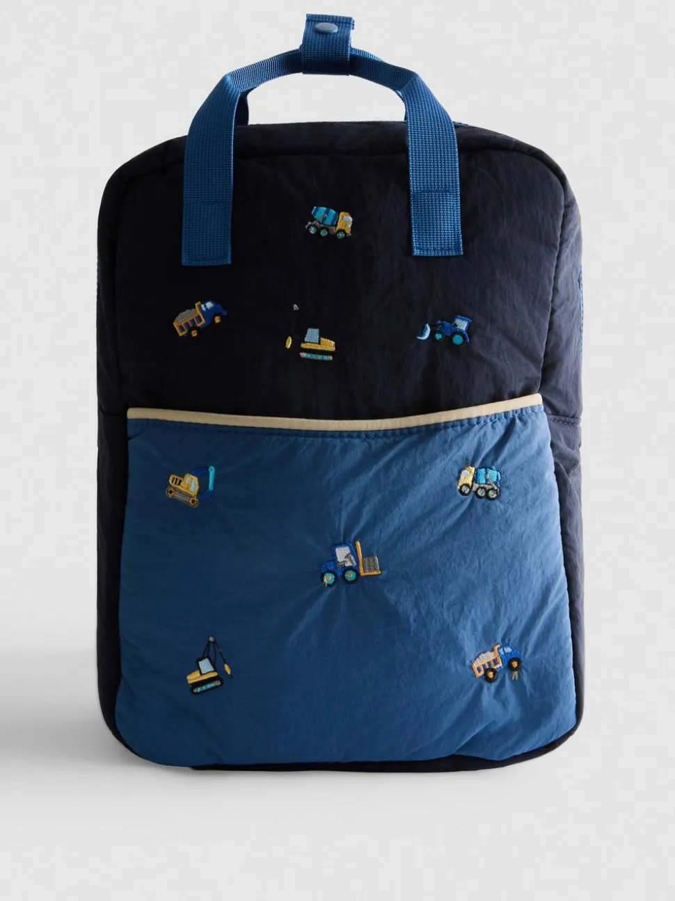 Schulrucksack mit Stickerei