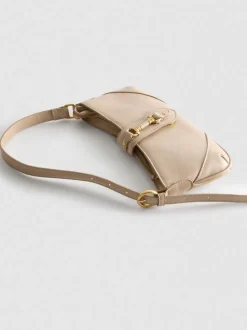 Schultertasche mit Metalldetail