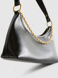 Schultertasche mit Zierkette