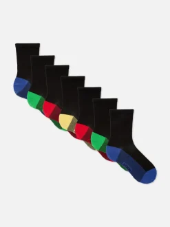 Söckchen mit Wochentagen, 7er-Pack