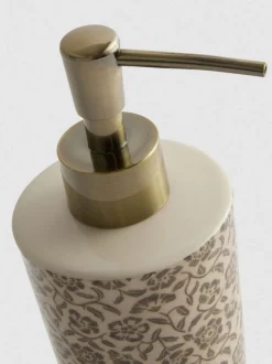 Seifenspender mit Blumenmuster