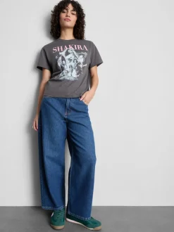 „Shakira“ T-Shirt aus reiner Baumwolle mit Grafik