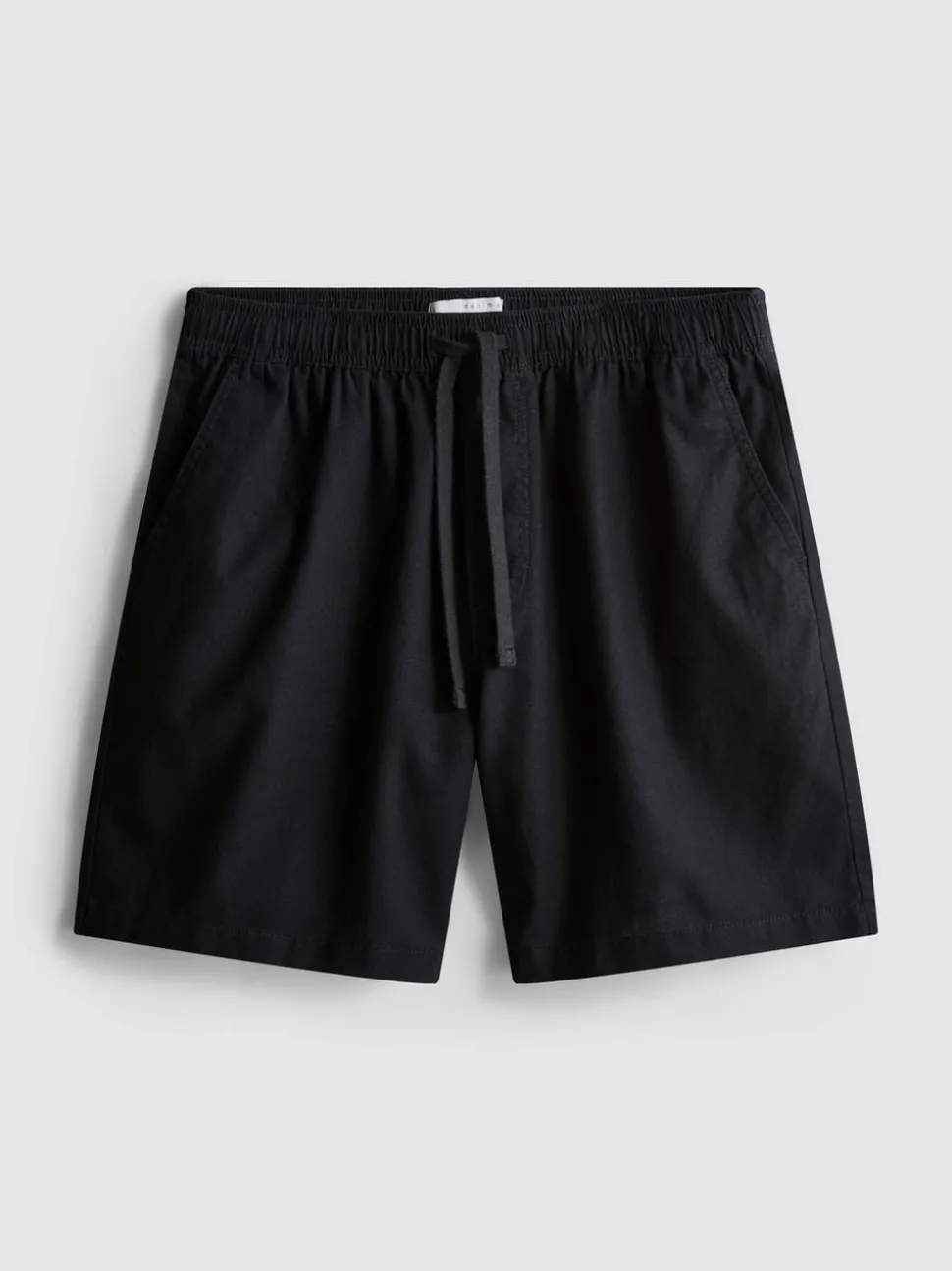 Shorts aus Leinengemisch mit Kordelzug