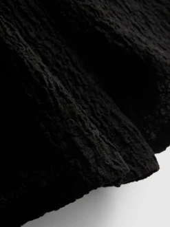 Shorts mit Falten und Kordelzug