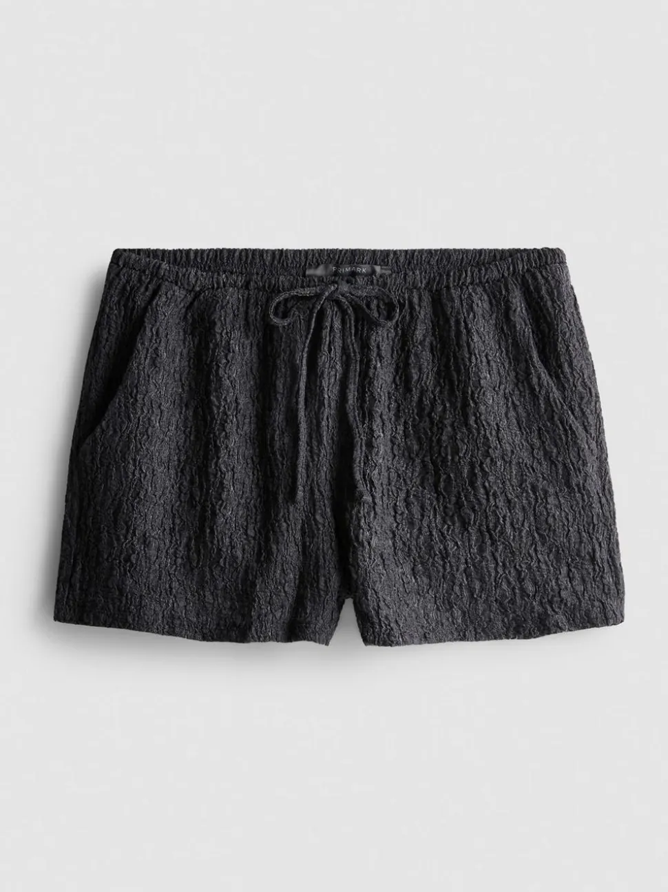 Shorts mit Falten und Kordelzug