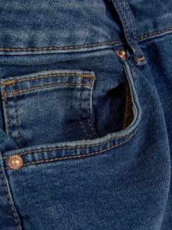 Skinny-Fit Jeans mit hohem Bund