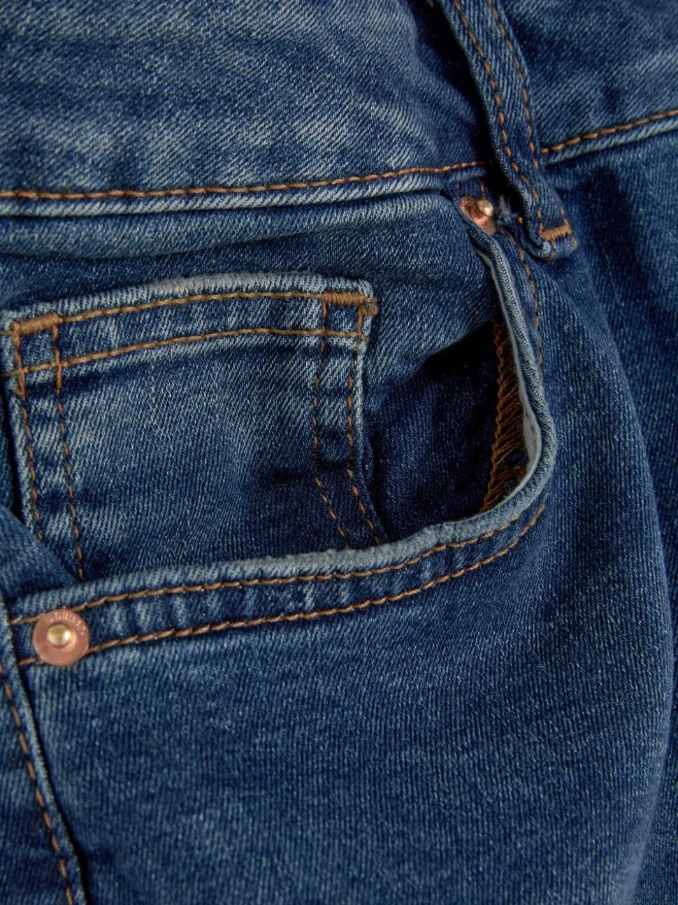 Skinny-Fit Jeans mit hohem Bund