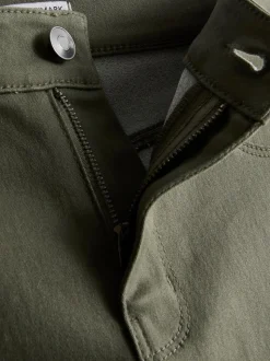 Skinny Jeans mit hohem Baumwollanteil und mittlerer Leibhöhe