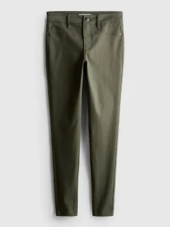 Skinny Jeans mit hohem Baumwollanteil und mittlerer Leibhöhe