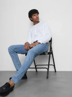 Skinny-Jeans mit mittelhohem Bund