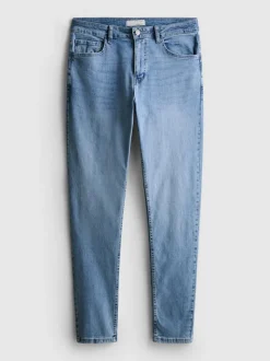 Skinny-Jeans mit mittelhohem Bund