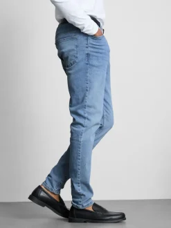 Skinny-Jeans mit mittelhohem Bund