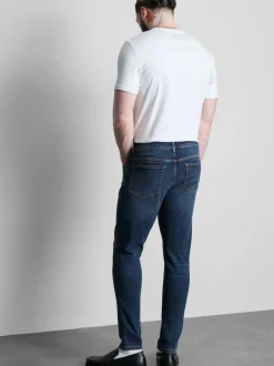 Skinny-Jeans mit mittelhohem Bund