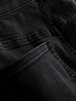 Skinny-Jeggings aus reiner Baumwolle mit mittelhohem Bund