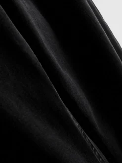Skinny-Jeggings aus reiner Baumwolle mit mittelhohem Bund
