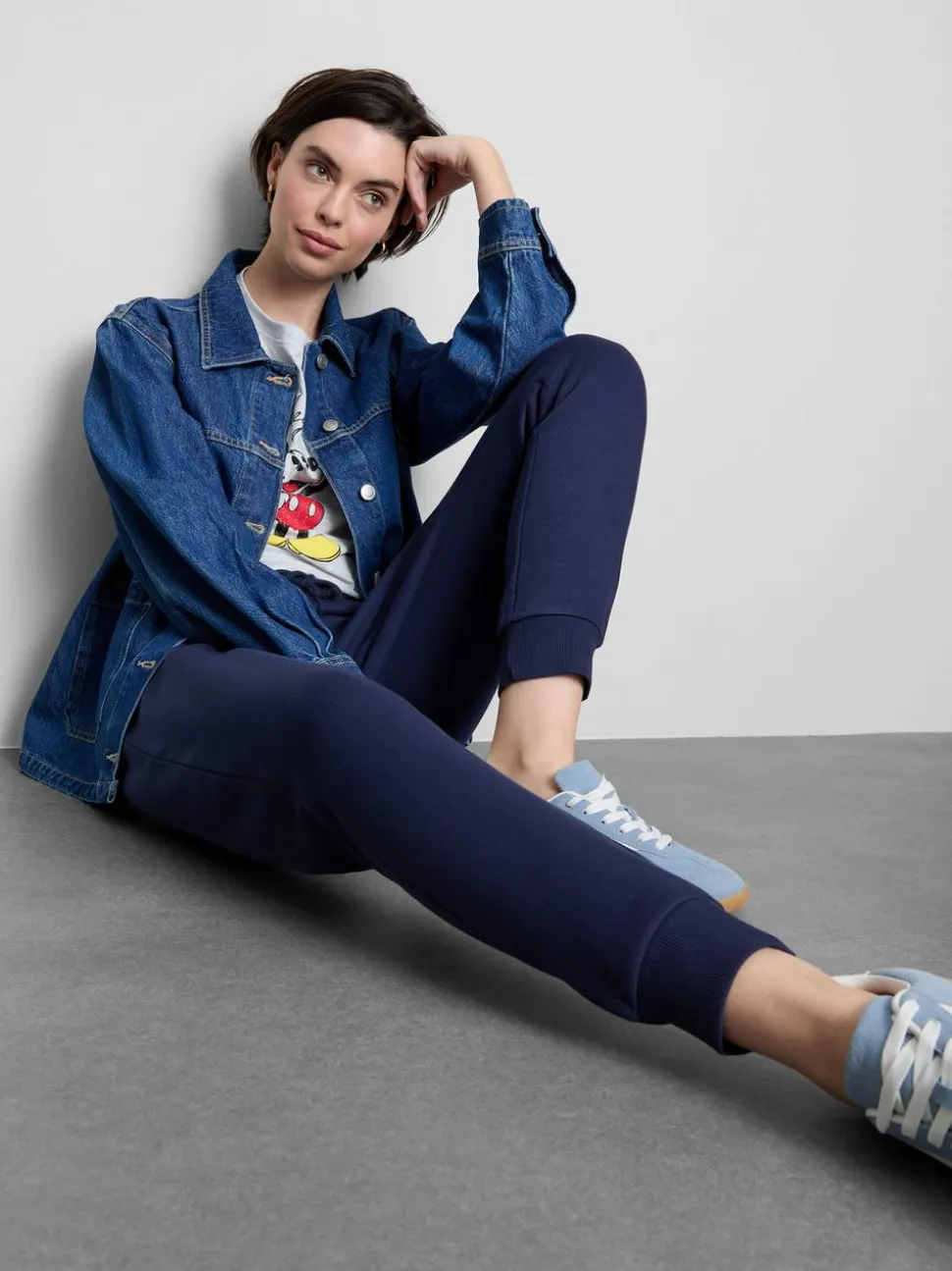Skinny-Jogginghose aus Baumwollmischung