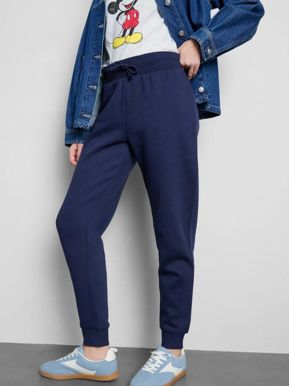Skinny-Jogginghose aus Baumwollmischung