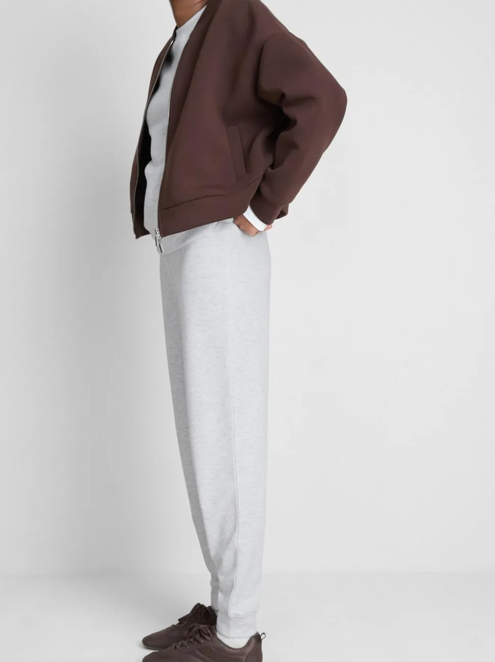 Skinny-Jogginghose aus Baumwollmischung