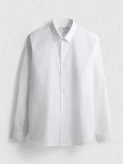 Slim-Fit-Hemd mit Knopfleiste und Stretchanteil