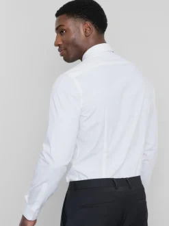Slim-Fit-Hemd mit Knopfleiste und Stretchanteil