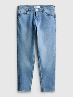 Slim-Fit-Jeans mit mittlerer Leibhöhe