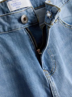Slim-Fit-Jeans mit mittlerer Leibhöhe