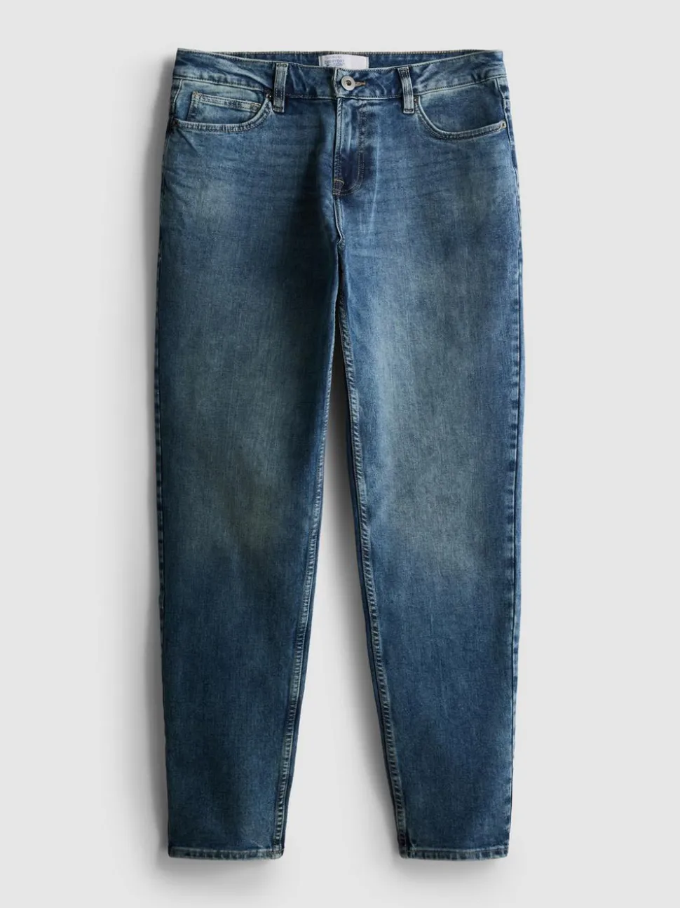 Slim-Fit-Jeans mit mittlerer Leibhöhe