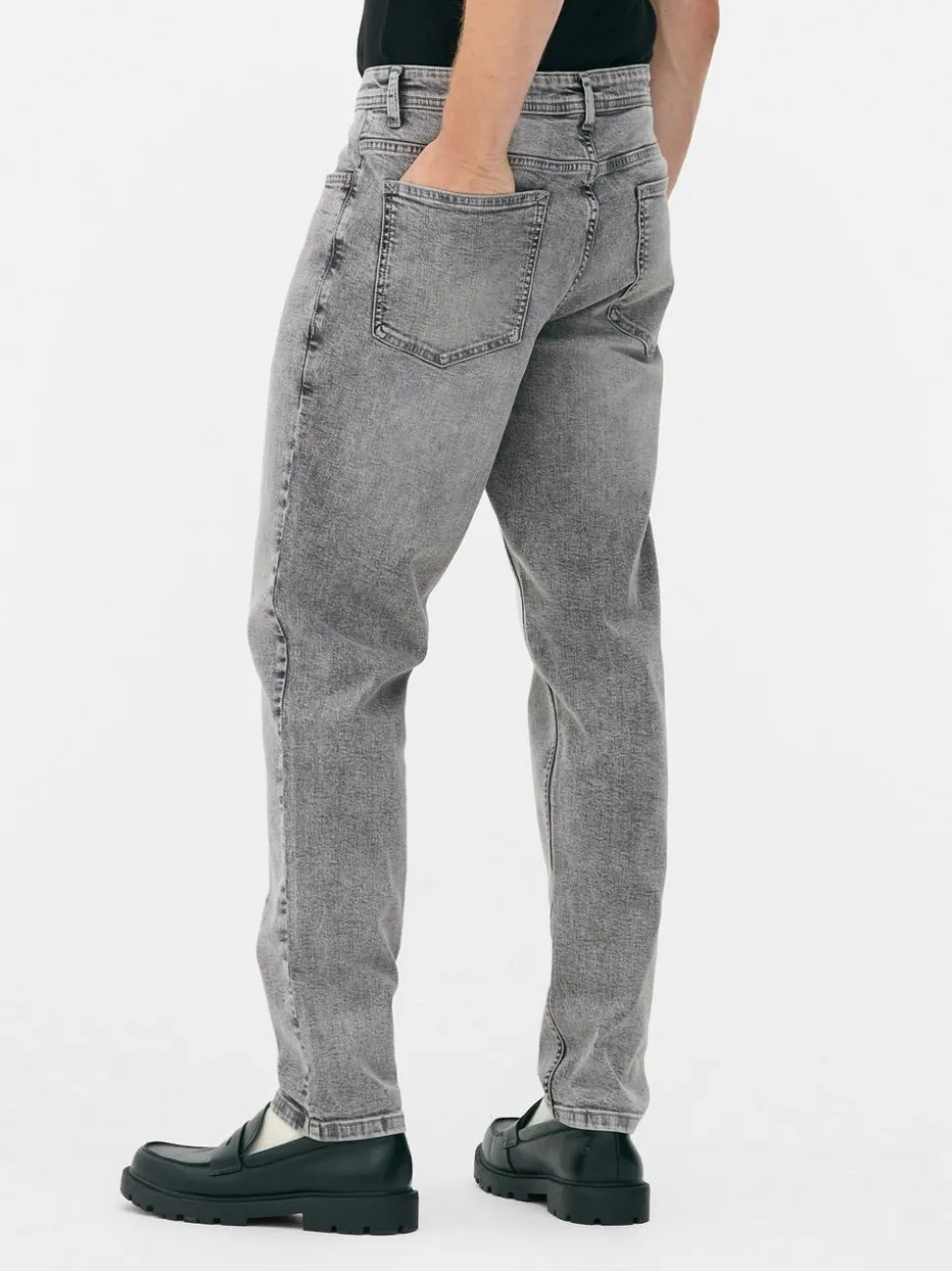 Slim-Fit-Jeans mit mittlerer Leibhöhe