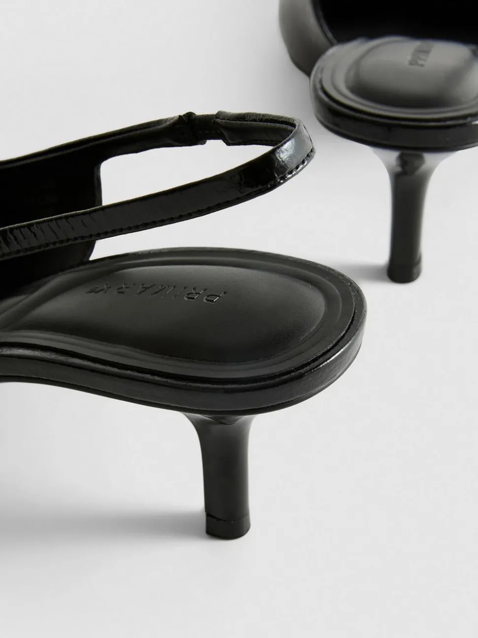 Slingback-Pumps mit Zierschleife