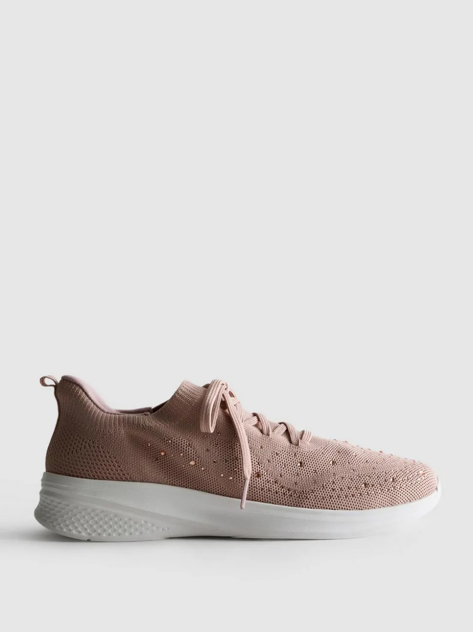 Slip-on-Sneaker mit Strassakzenten