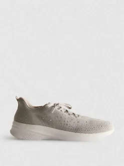 Slip-on-Sneaker mit Strassakzenten