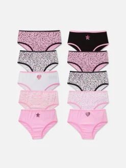 Slips mit Animalprint, 10er-Pack