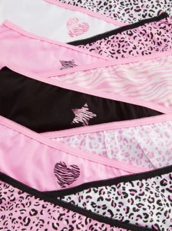 Slips mit Animalprint, 10er-Pack