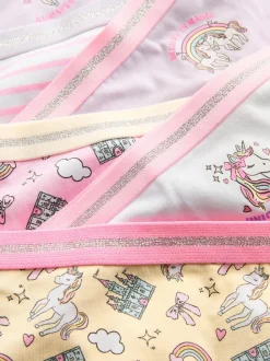 Slips mit Einhorn-Prints, 6er-Pack