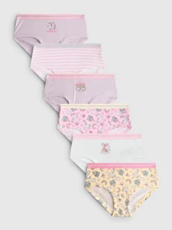 Slips mit Einhorn-Prints, 6er-Pack