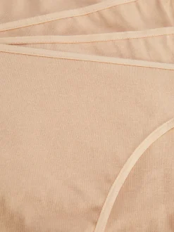Slips mit hohem Beinausschnitt, 4er-Pack