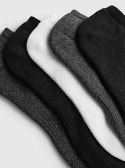 Sneakersocken aus Frottee, 5er-Pack