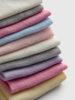 Sneakersocken mit Flachnaht, 10er-Pack