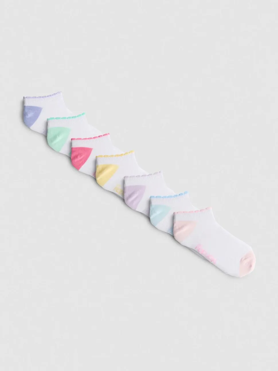 Sneakersocken mit hohem Baumwollanteil, 7er-Pack
