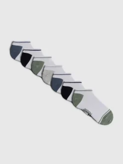 Sneakersocken mit Wochentagen, 7er-Pack